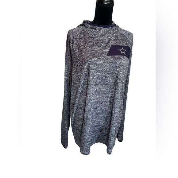 DALLAS COWBOYS AUTHENTIC NFL FOOTBALL LOGO HOODIE MENS SIZE XL - Picture 8 of 11